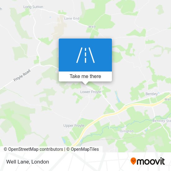 Well Lane map