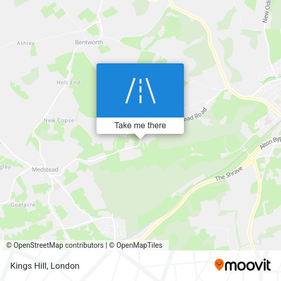 Kings Hill map
