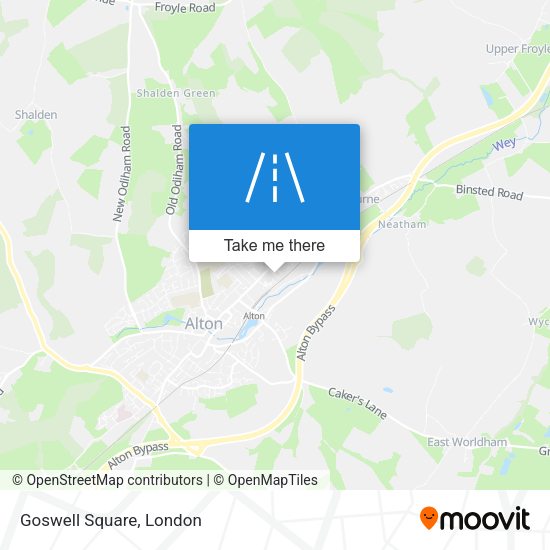 Goswell Square map