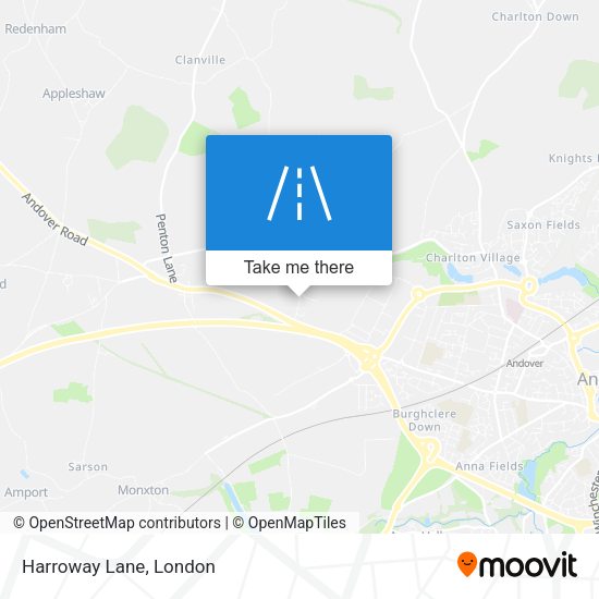 Harroway Lane map