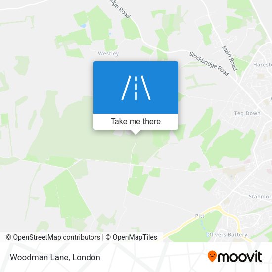Woodman Lane map