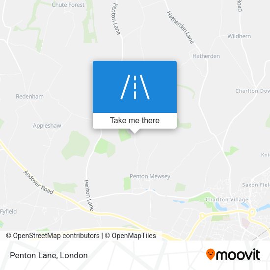 Penton Lane map
