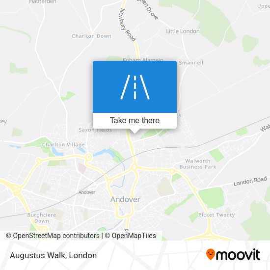 Augustus Walk map