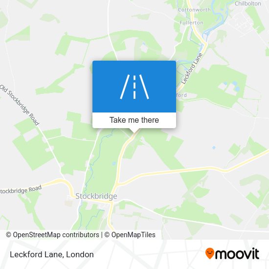Leckford Lane map