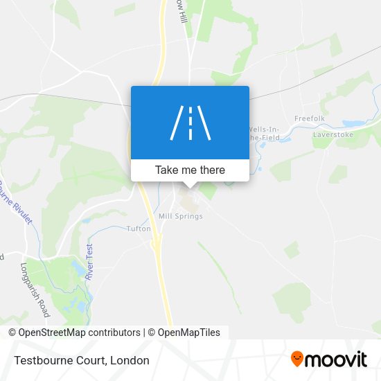 Testbourne Court map