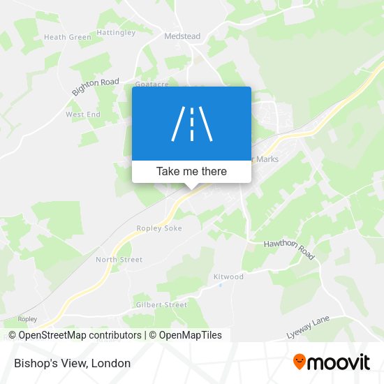 Bishop's View map