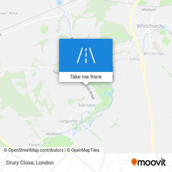 Drury Close map