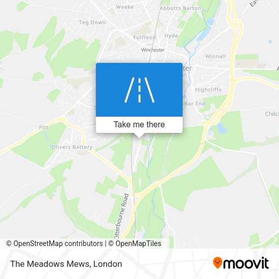 The Meadows Mews map