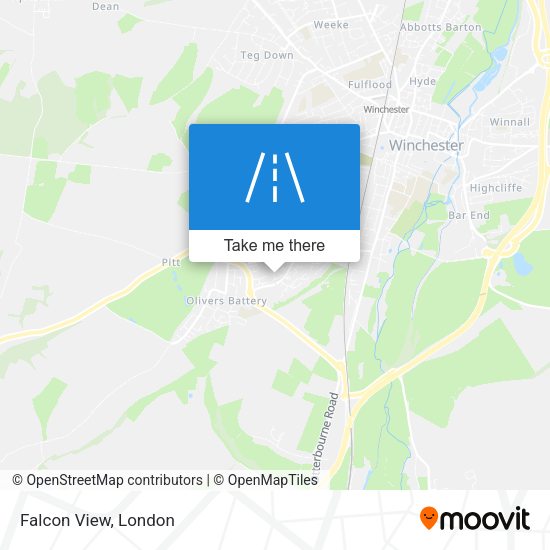 Falcon View map