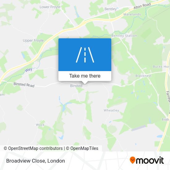 Broadview Close map