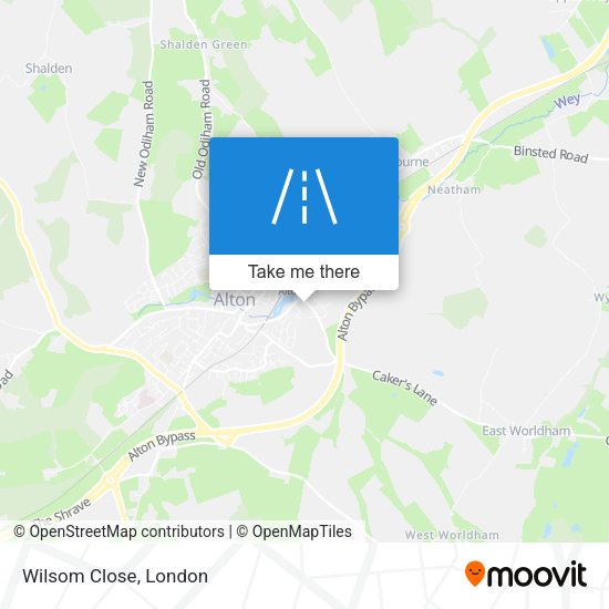 Wilsom Close map