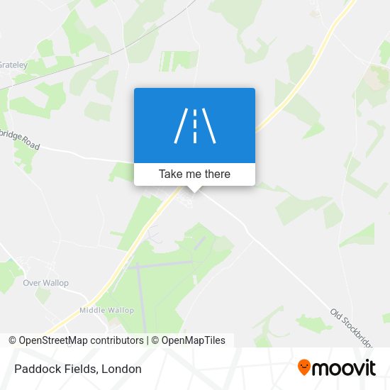 Paddock Fields map