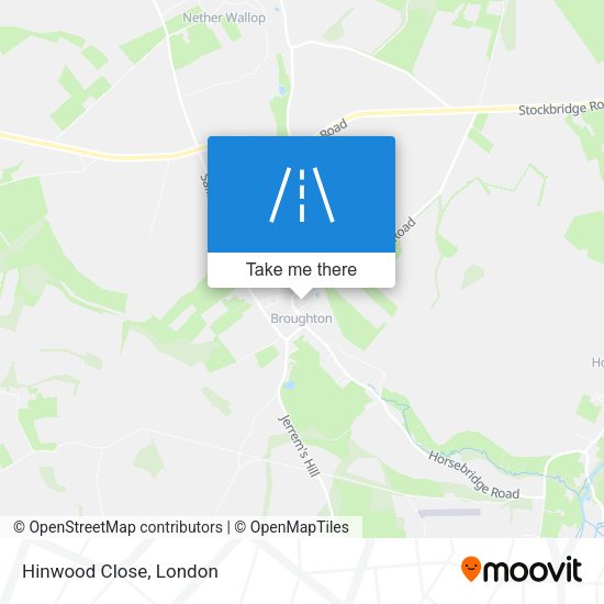 Hinwood Close map