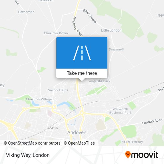 Viking Way map
