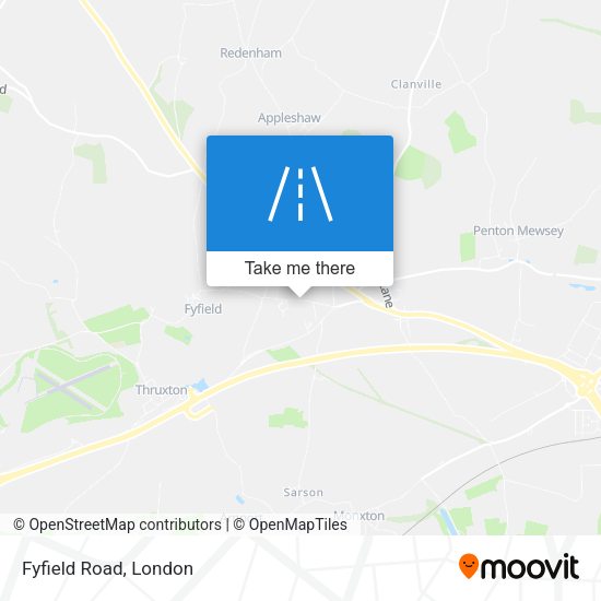 Fyfield Road map
