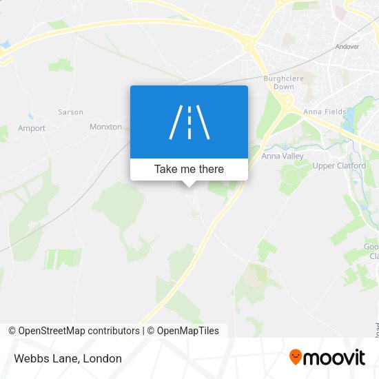 Webbs Lane map