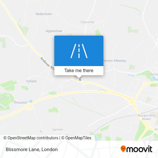 Blissmore Lane map