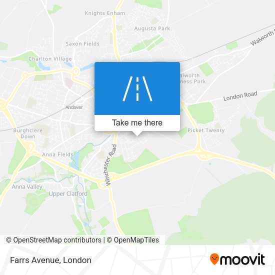 Farrs Avenue map