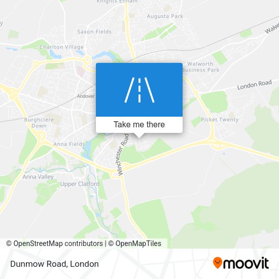 Dunmow Road map