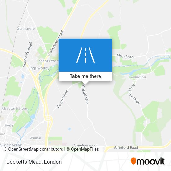 Cocketts Mead map