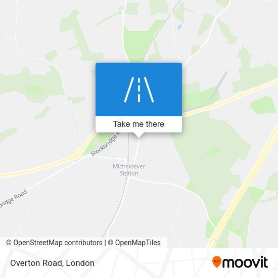Overton Road map