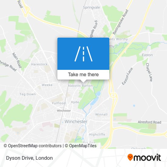 Dyson Drive map