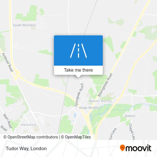Tudor Way map