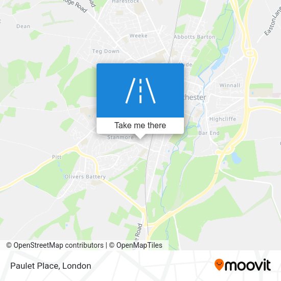 Paulet Place map