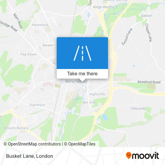 Busket Lane map