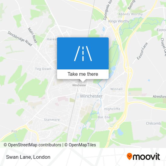 Swan Lane map