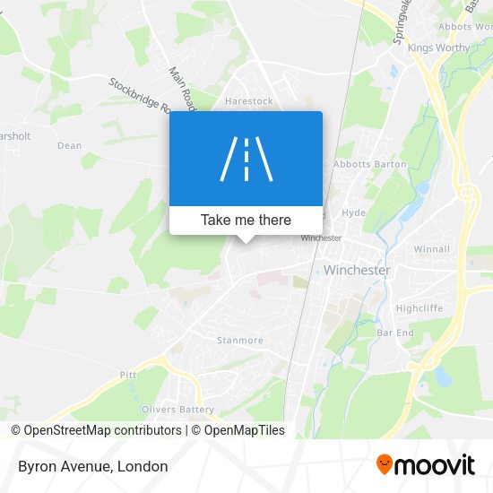 Byron Avenue map