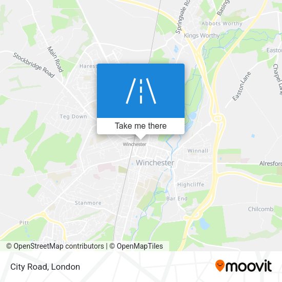 City Road map