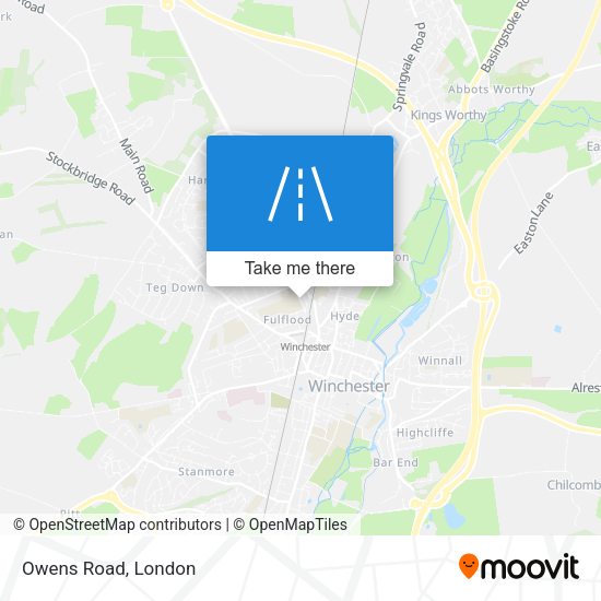 Owens Road map