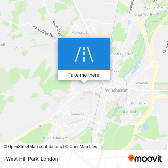 West Hill Park map
