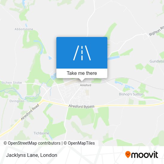 Jacklyns Lane map