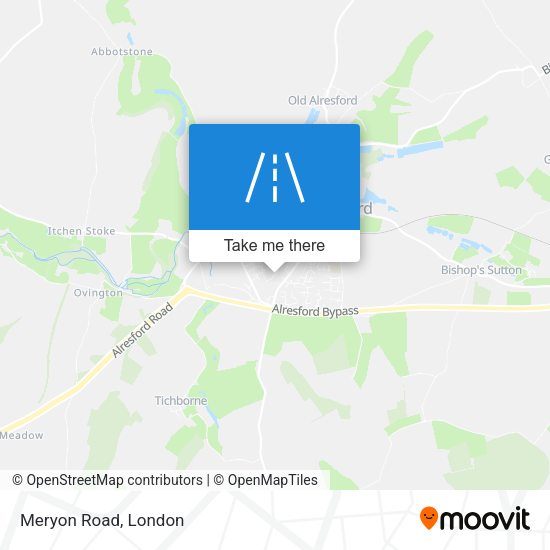 Meryon Road map