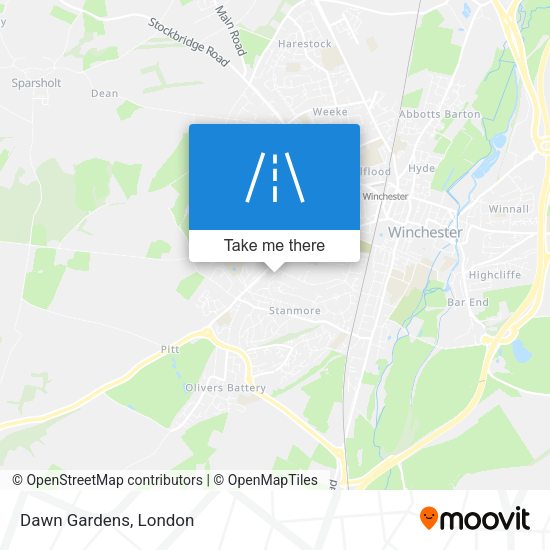 Dawn Gardens map