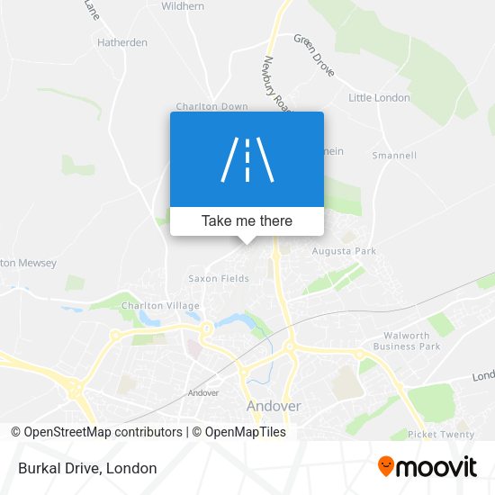 Burkal Drive map