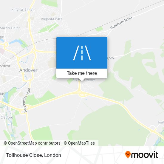 Tollhouse Close map