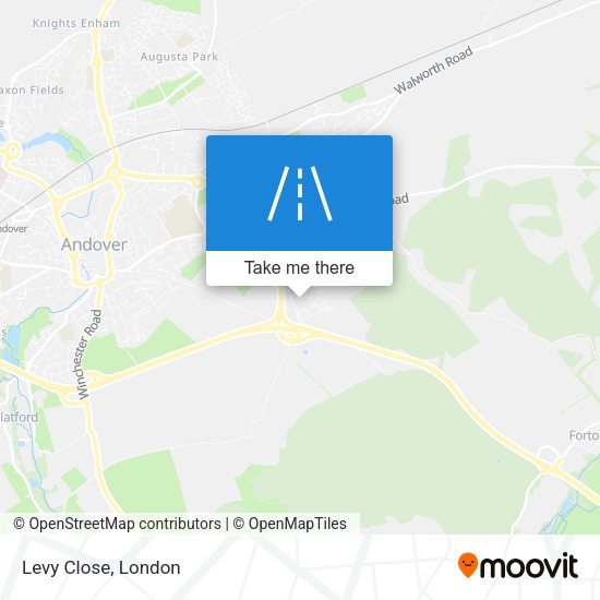 Levy Close map