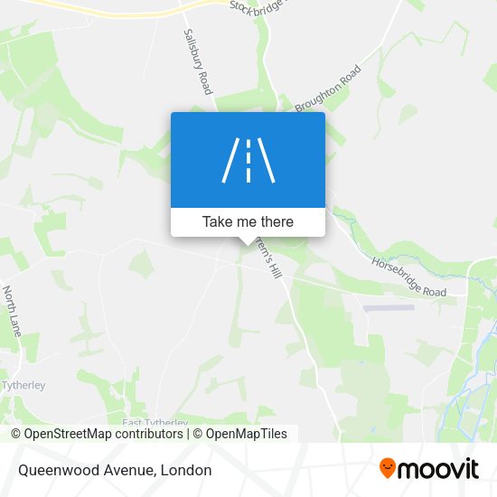Queenwood Avenue map