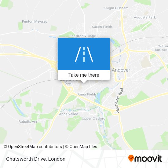 Chatsworth Drive map