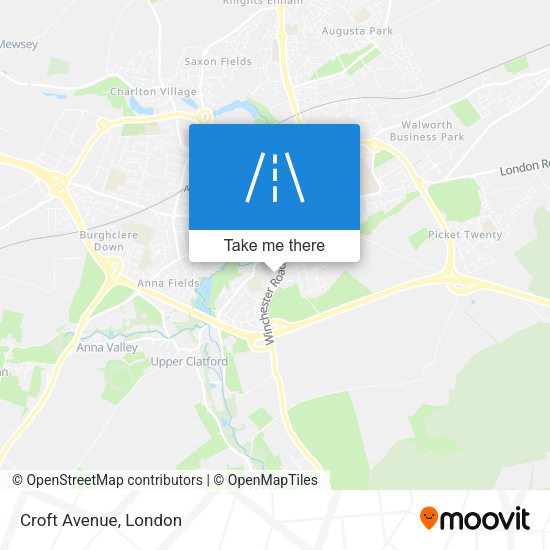 Croft Avenue map