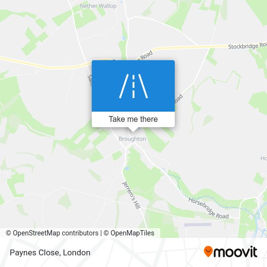 Paynes Close map