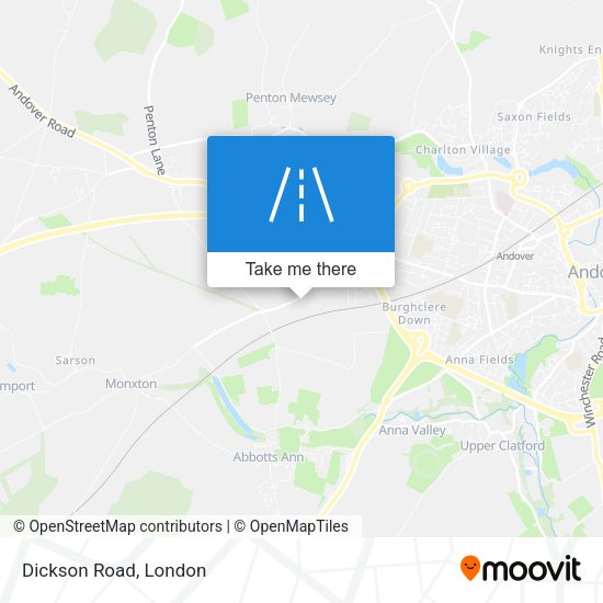 Dickson Road map