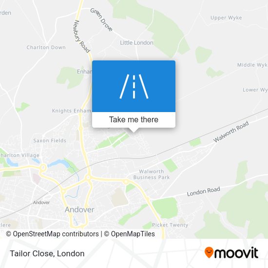 Tailor Close map