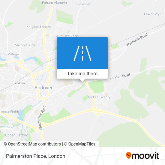 Palmerston Place map