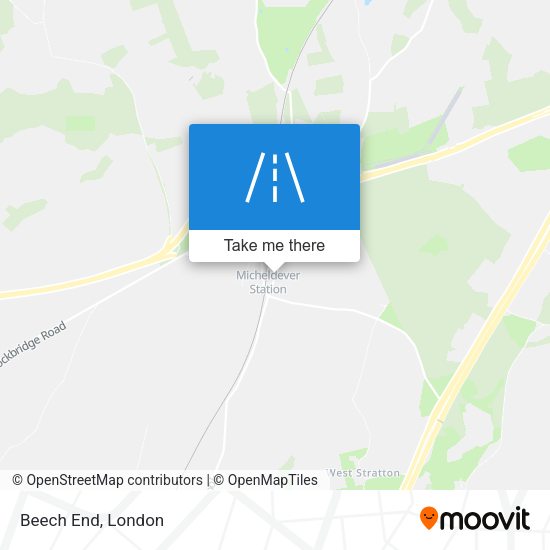 Beech End map
