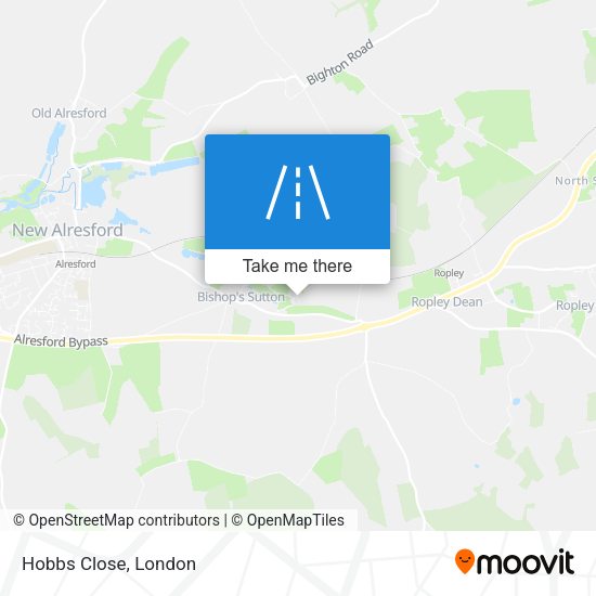 Hobbs Close map