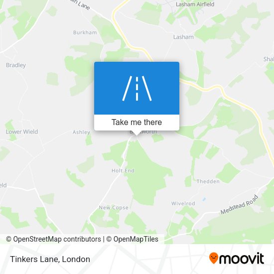 Tinkers Lane map